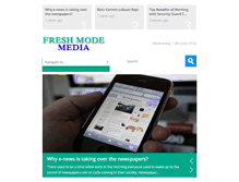 Tablet Screenshot of freshmodemedia.com